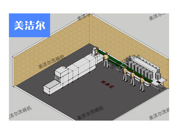這里有你想要的美潔爾大型食堂洗碗機視頻！